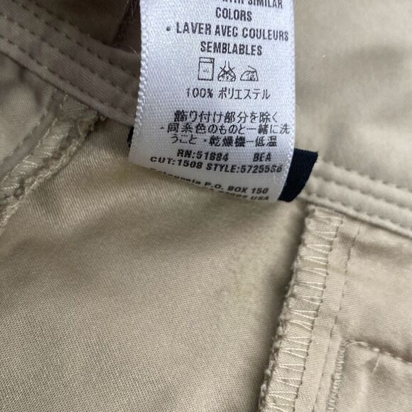 Patagonia Womens Walking Hiking shorts Pockets Logo Tan Size 2 - Picture 12 of 12